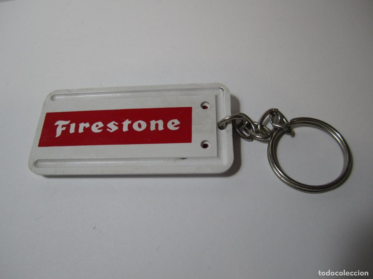 Coleccionismo de llaveros: llavero firestone medidor de neumaticos - Foto 2
