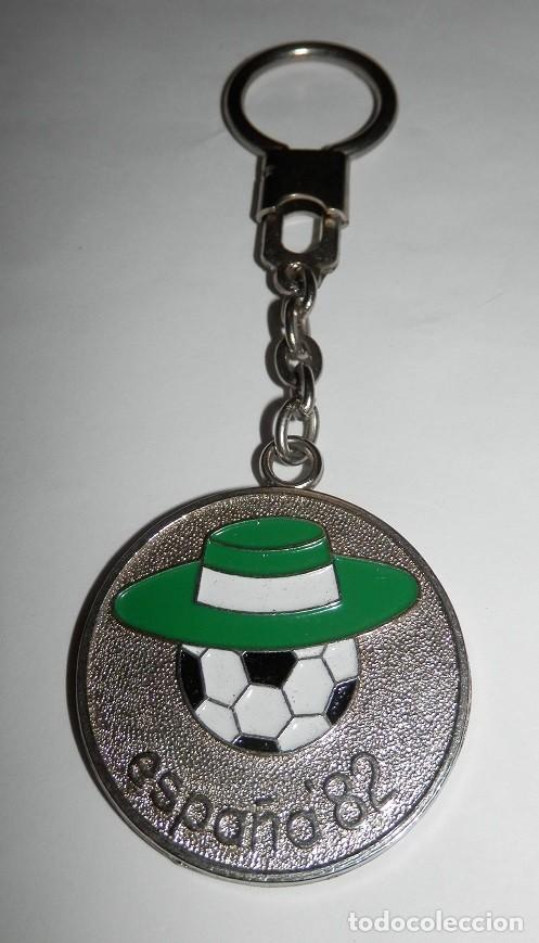Coleccionismo de llaveros: LLAVERO-CAMPIONATO DE F&Uacute;TBOL MUNDIAL ESPA&Ntilde;A 82/1982--HUELVA CON EL MUNDIAL