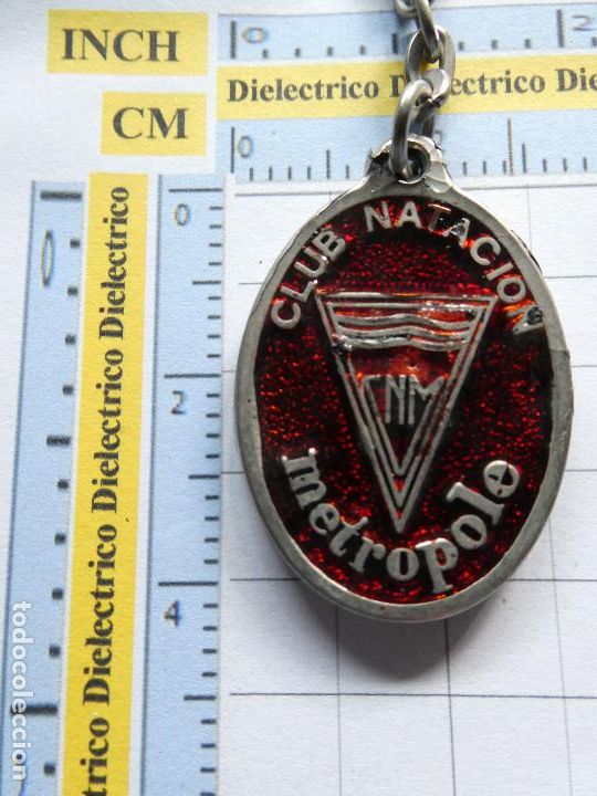 Sammlung von Schl&uuml;sselanh&auml;ngern: LLAVERO DE DEPORTES. NATACI&Oacute;N CLUB METROPOLE LAS PALMAS GRAN CANARIA