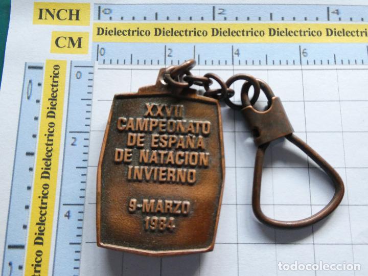 Collectionnisme de portes-cl&eacute;s: LLAVERO DE DEPORTES. NATACI&Oacute;N A&Ntilde;O 1984 CAMPEONATO ESPA&Ntilde;A INVIERNO MURCIA