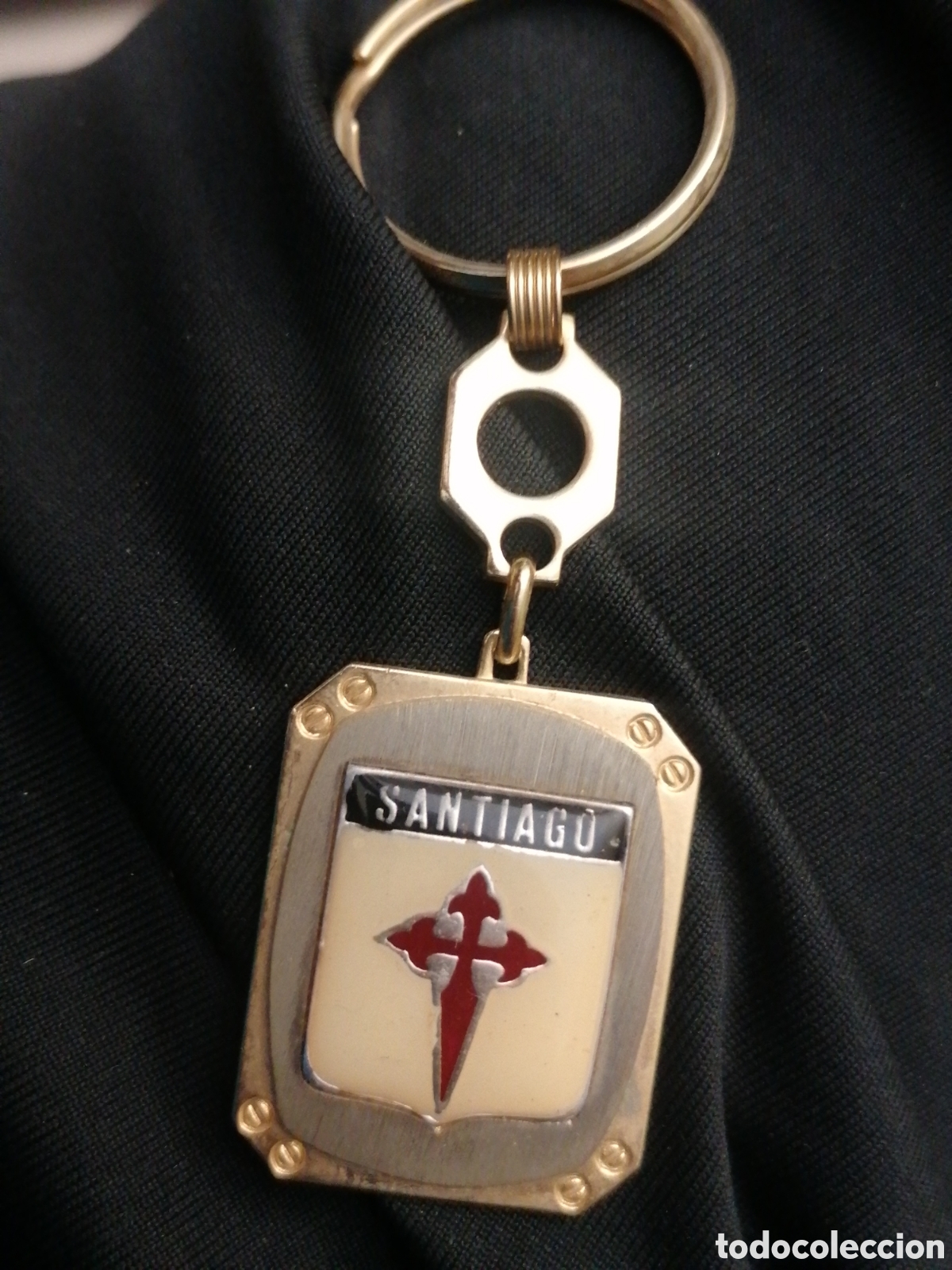 Collection of Keychains: Llavero alpaca Santiago Santiago de Compostela cruz de Santiago