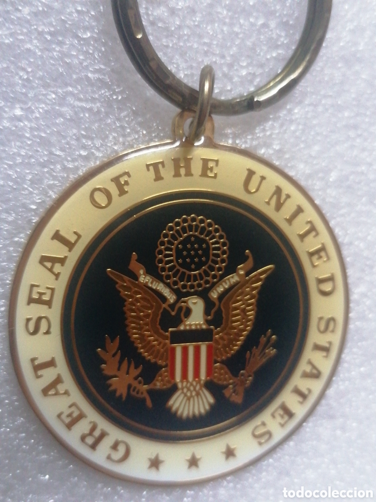 Collection of Keychains: Keychain llavero Great seal of the United States Am&eacute;rica sello escudo her&aacute;ldico