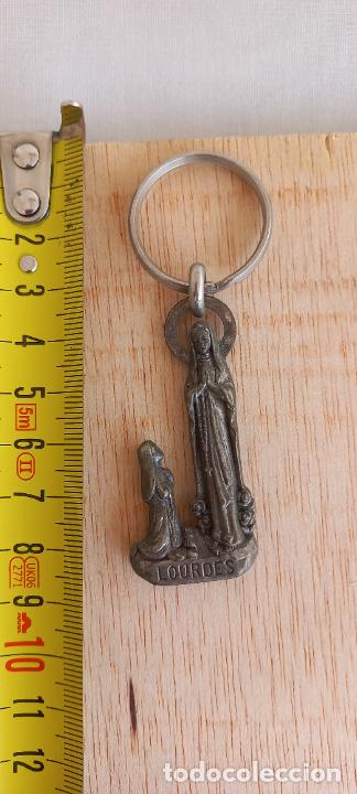 Coleccionismo de llaveros: LLAVERO DE LA VIRGEN DE LOURDES.