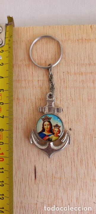 Coleccionismo de llaveros: VIRGEN DEL CARMEN. DULCE FARO.... ANCLA. LLAVERO RELIGIOSO