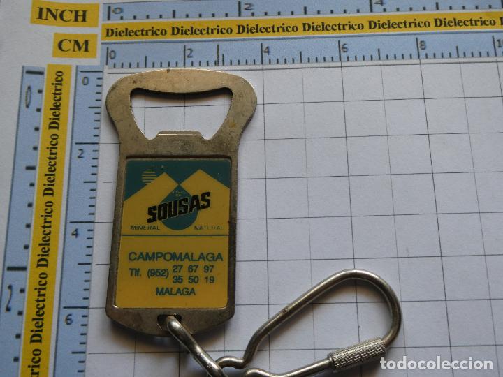 Colecionismo de porta-chaves: LLAVERO DE BEBIDAS. AGUA SOUSAS M&Aacute;LAGA ABRIDOR