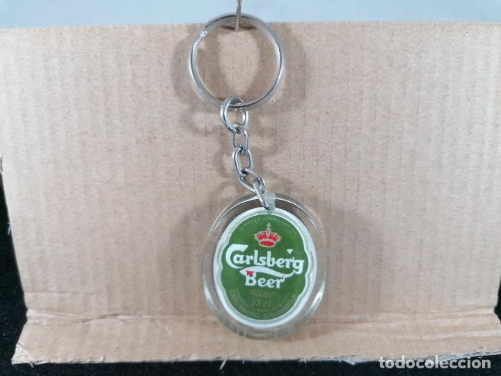 Coleccionismo de llaveros: LLAVERO CALSBERG BEER DINAMARCA - Foto 2
