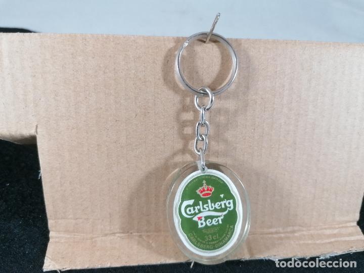 Coleccionismo de llaveros: LLAVERO CALSBERG BEER DINAMARCA - Foto 1