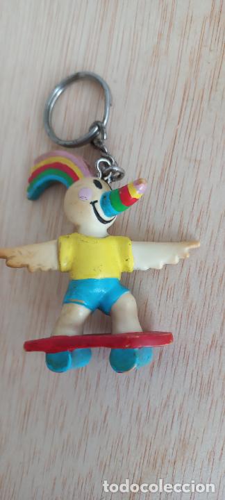 Coleccionismo de llaveros: LLAVERO CURRO, MASCOTA DE LA EXPO SEVILLA 92. SKATE. FIGURA, MU&Ntilde;ECO