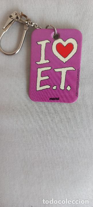 Coleccionismo de llaveros: LLAVERO PROMOCIONAL DE PHOSKITOS DE LA PEL&Iacute;CULA E.T. - ET. I LOVE E.T.