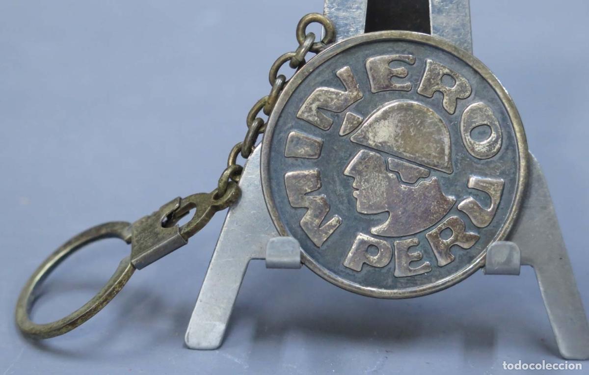 Colecionismo de porta-chaves: LLAVERO. MINERO PERU. PLATA