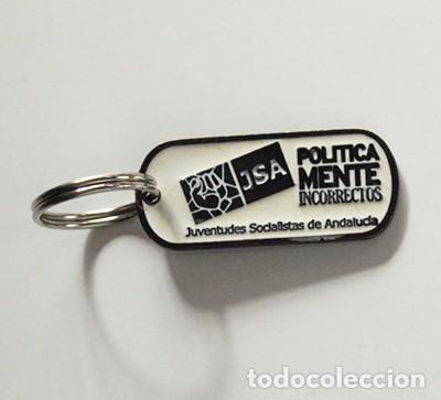 Coleccionismo de llaveros: LLAVERO DE LAS JSA JUVENTUDES SOCIALISTAS ANDALUC&Iacute;A SOCIALISMO PSOE PARTIDO OBRERO ESPA&Ntilde;OL POL&Iacute;TICA