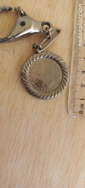 Coleccionismo de llaveros: LLAVERO MUNDIAL-82 DE FUTBOL. ESPA&Ntilde;A 1982. ESPA&Ntilde;A'82. CON REPLICA DE MONEDA DE 25 PESETAS