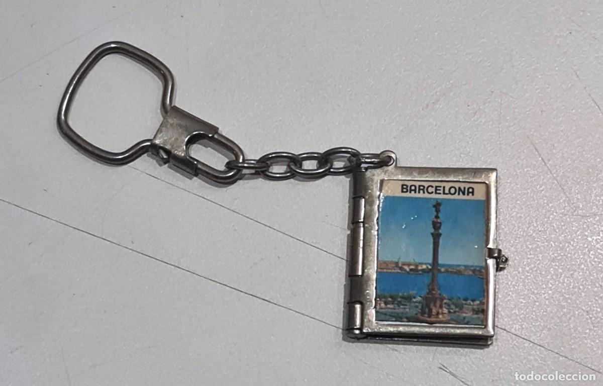Coleccionismo de llaveros: Llavero desplegable de imagenes de Barcelona. Postales a color