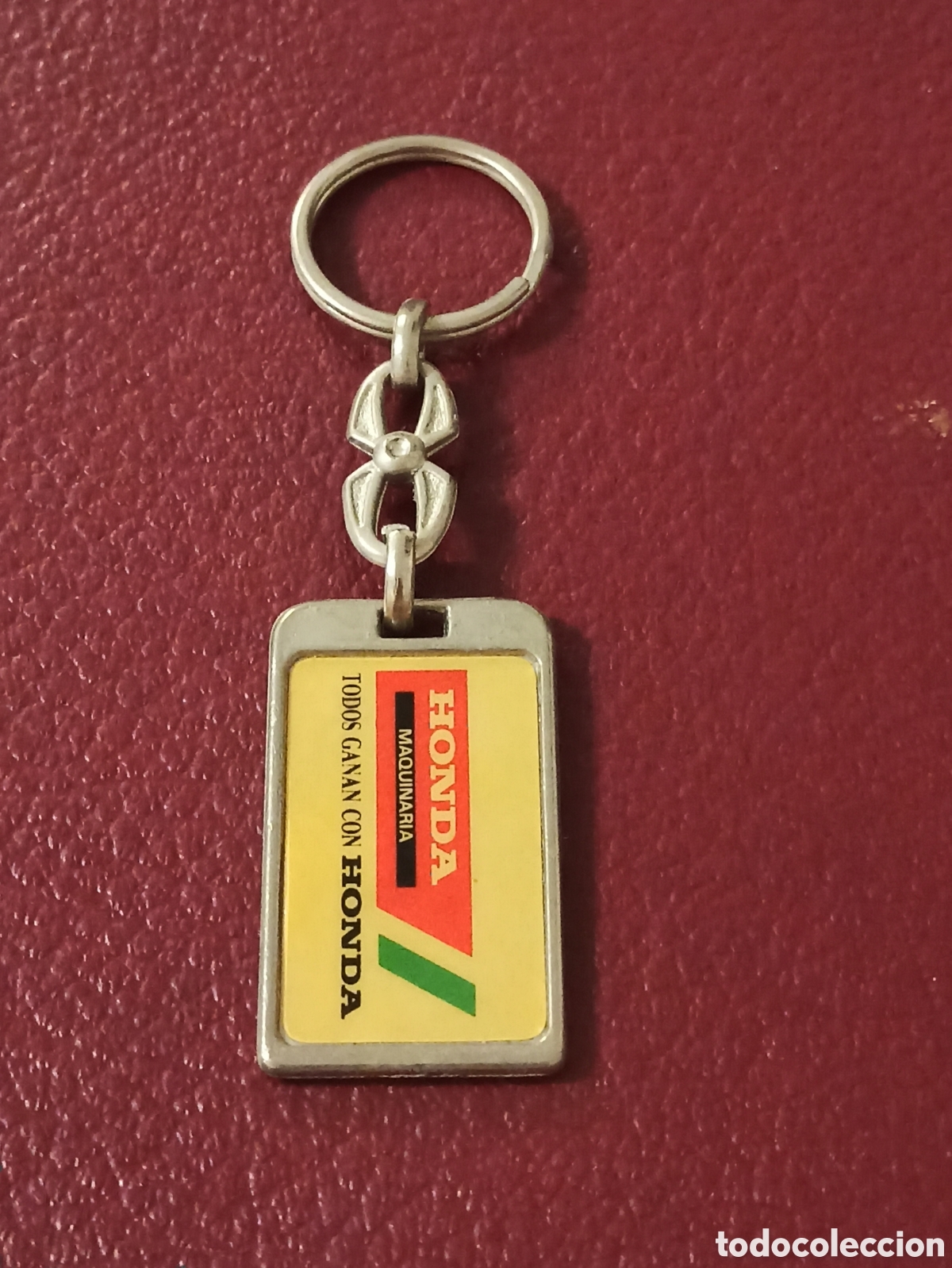 Coleccionismo de llaveros: Antiguo llavero Honda Maquinarias