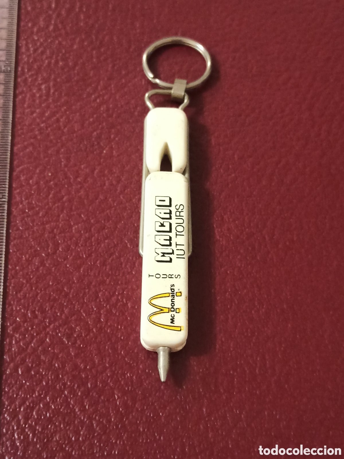 Coleccionismo de llaveros: Antiguo llavero publicitario Mcdonald's bol&iacute;grafo