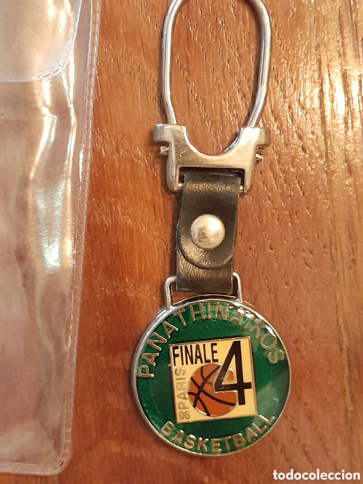 Coleccionismo de llaveros: Llavero basquet final 1996 panathinaikos - Foto 1