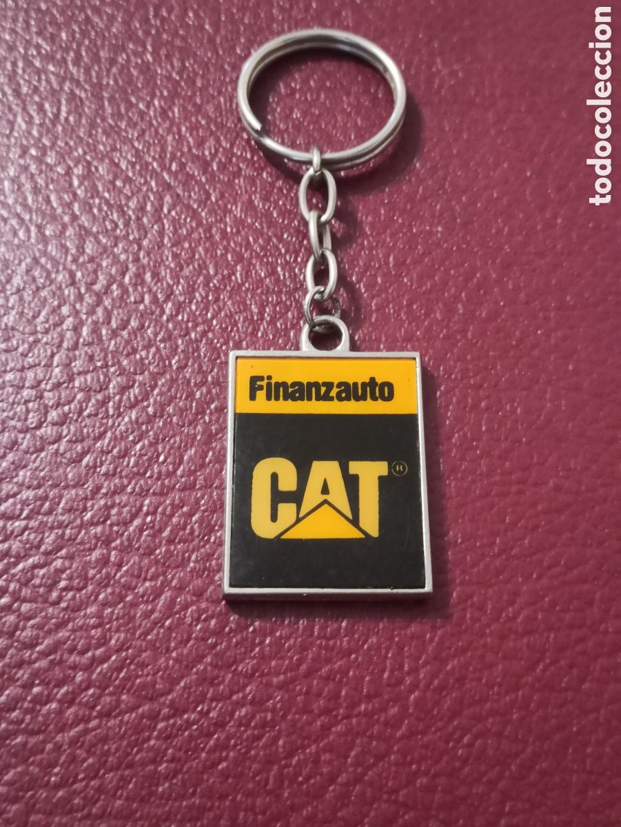 Coleccionismo de llaveros: Antiguo llavero publicitario CAT. La dimensi&oacute;n s&eacute; puede apreciar en las fotos