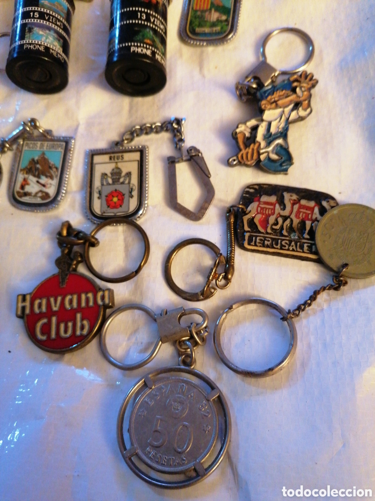 Coleccionismo de llaveros: 17 llaveros antiguos varios - Foto 4
