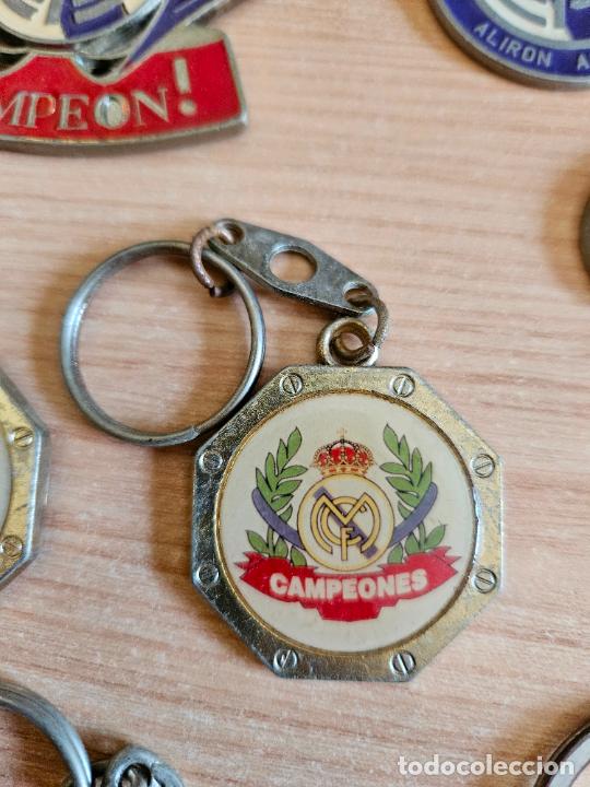 Collectionnisme de portes-cl&eacute;s: Llavero de f&uacute;tbol Real Madrid. Campeones
