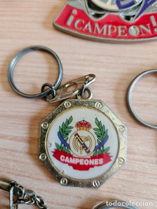 Collectionnisme de portes-cl&eacute;s: Llavero de f&uacute;tbol Real Madrid. Campeones
