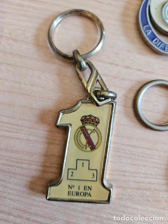 Collectionnisme de portes-cl&eacute;s: Llavero de f&uacute;tbol Real Madrid. N&ordm; 1 en Europa