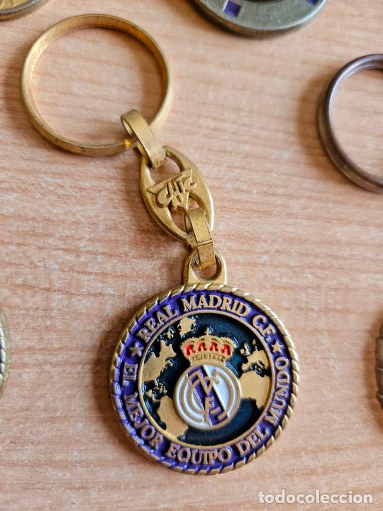 Coleccionismo de llaveros: Llavero de f&uacute;tbol Real Madrid. El mejor equipo del mundo