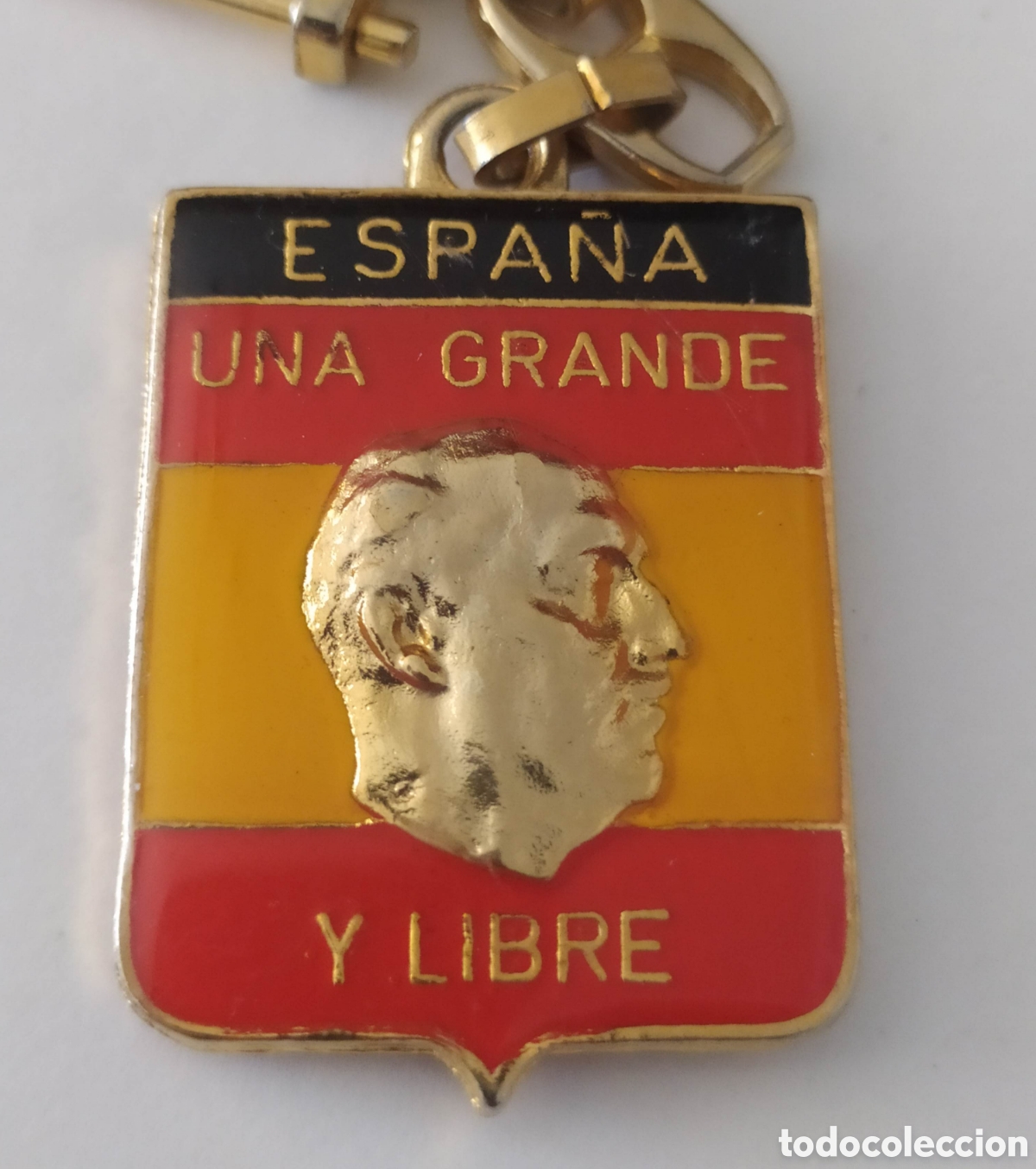 Coleccionismo de llaveros: Llavero Franco Espa&ntilde;a - Foto 1