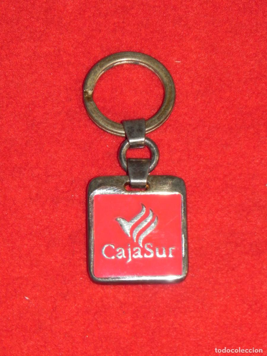 Sammlung von Schl&uuml;sselanh&auml;ngern: Llavero Caja Sur.