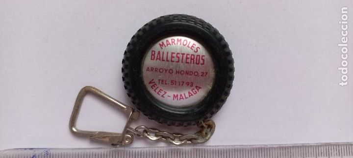Coleccionismo de llaveros: LLAVERO MARMOLES BALLESTEROS, JUEGO QUINIELA. VELEZ MALAGA