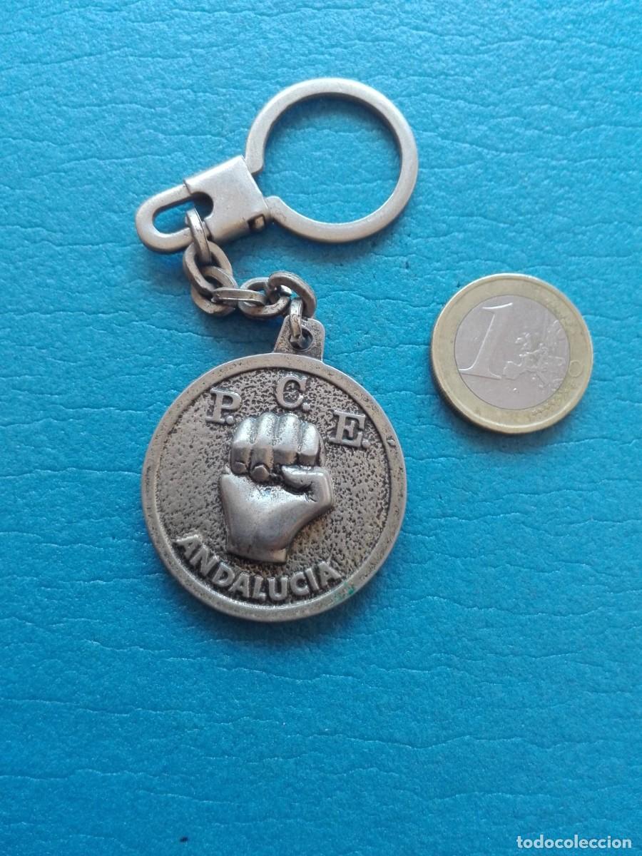 Coleccionismo de llaveros: ANTIGUO LLAVERO P.C.E. ANDALUCiA - SOCIALISMO EN LIBERTAD