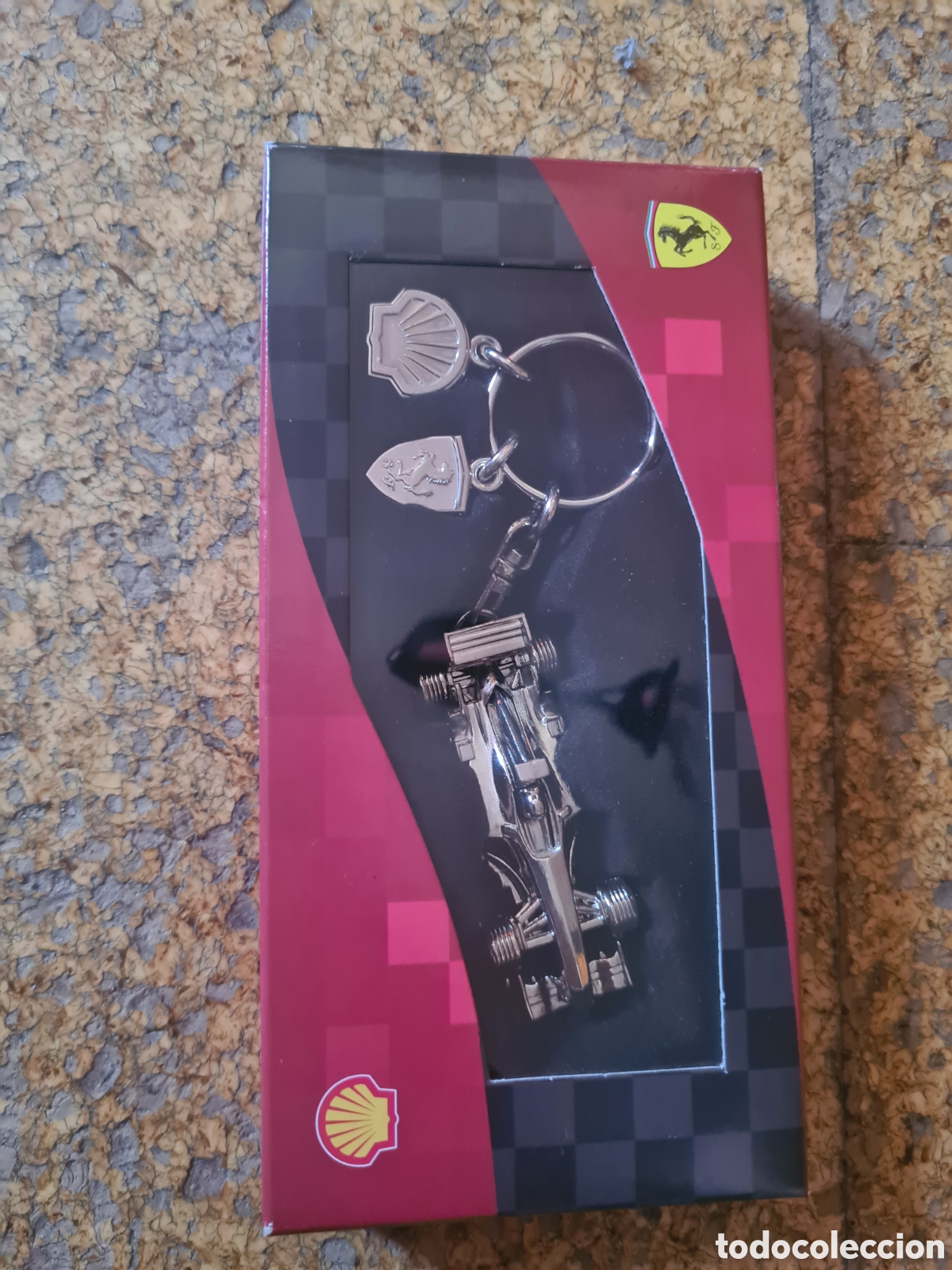 Coleccionismo de llaveros: LLAVERO FERRARI F1 METAL OFICIAL SHELL