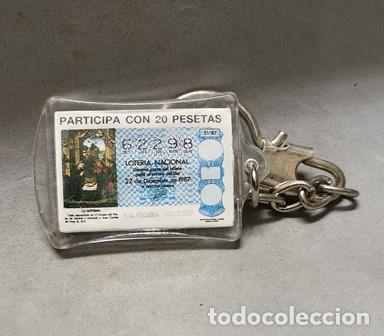 Coleccionismo de llaveros: LLAVERO FELICES NAVIDADES POSTALSUR SEVILLA PARTICIPACION LOTERIA NACIONAL - LLAV-22637 - B-828