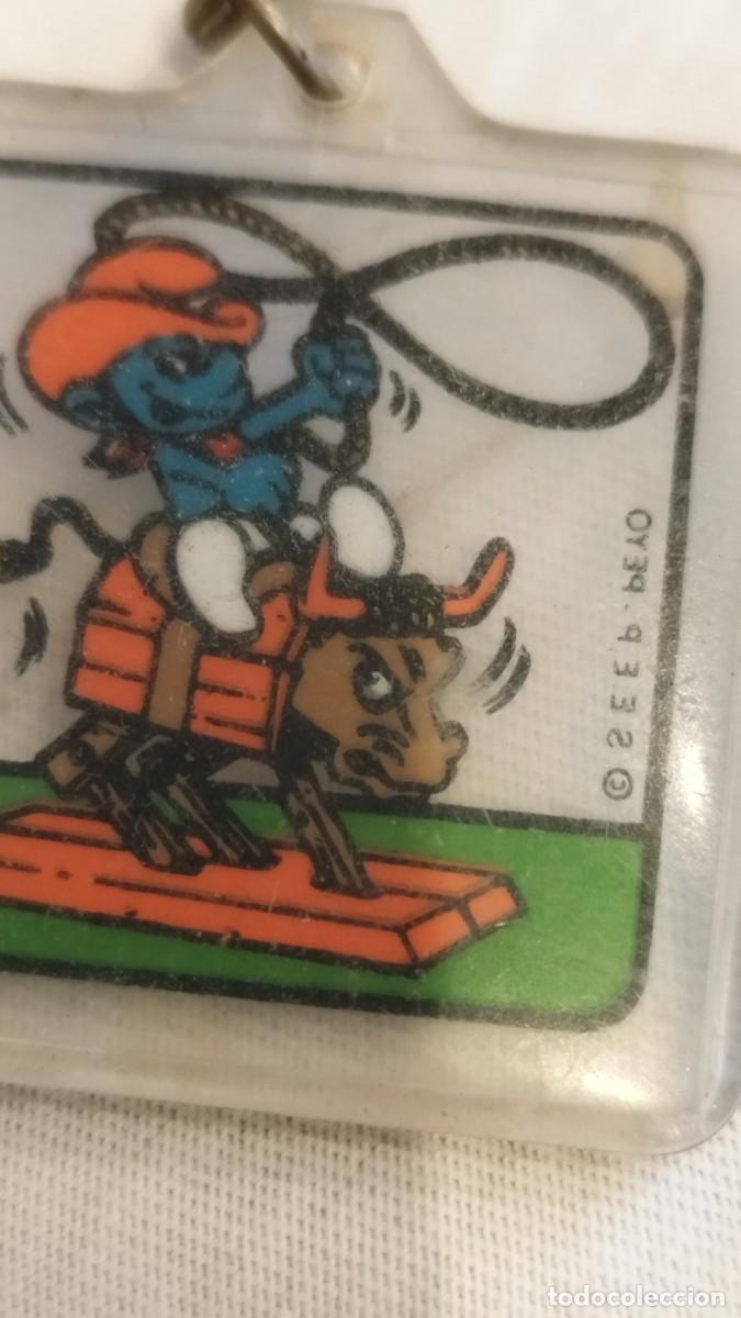 Coleccionismo de llaveros: Antiguo Llavero de Los Pitufos Seep Peyo - Foto 4