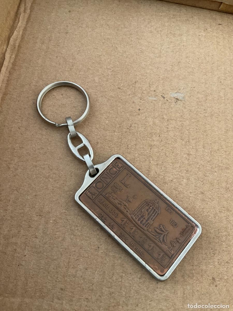 Collection of Keychains: llavero - ONCE - ponemos mucho en juego, cup&oacute;n