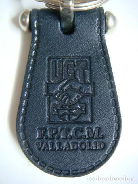 Sammlung von Schl&uuml;sselanh&auml;ngern: LLAVERO EN POLIPIEL DE UGT--FPTCM VALLADOLID