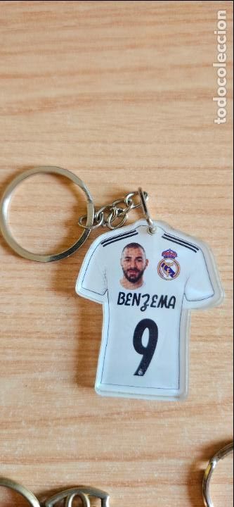 Coleccionismo de llaveros: Llavero de f&uacute;tbol. Karim Benzema, jugador del Real Madrid