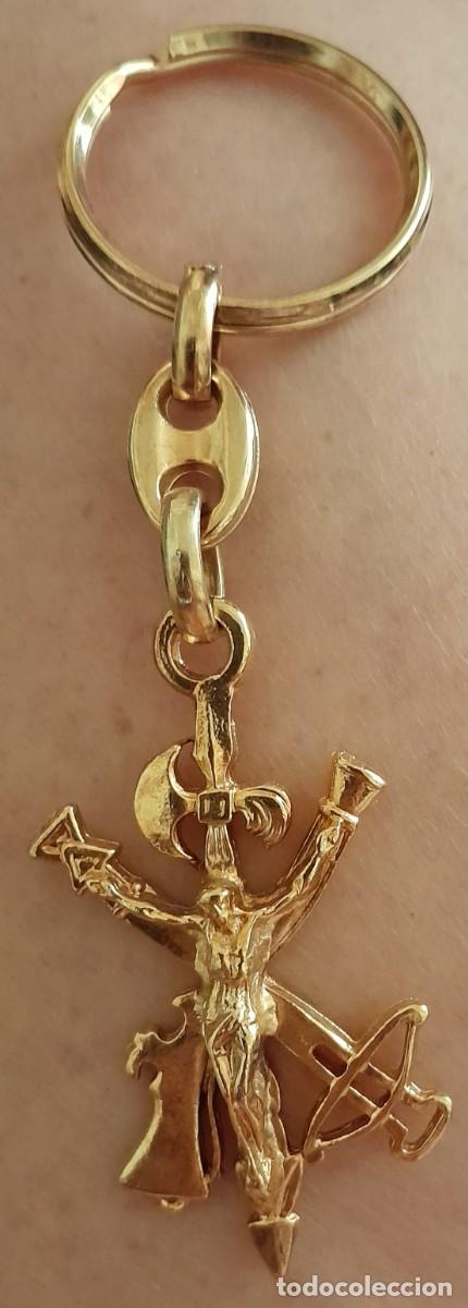 Coleccionismo de llaveros: -86226 LLAVERO CRISTO DE LA LEGION, EN DORADO