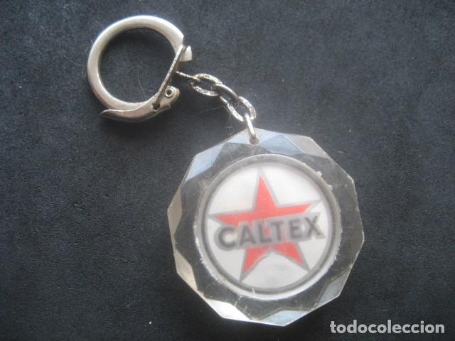 Coleccionismo de llaveros: LLAVERO ACEITES, LUBRICANTES. CALTEX - Foto 1