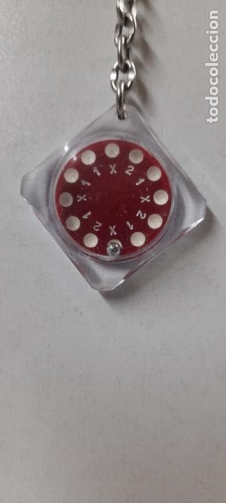 Coleccionismo de llaveros: ANTIGUO LLAVERO DE LA QUINIELA . PROPAGANDA SORRIBAS VENDE PINTURAS - HUESCA . ORIGINAL A&Ntilde;OS 70