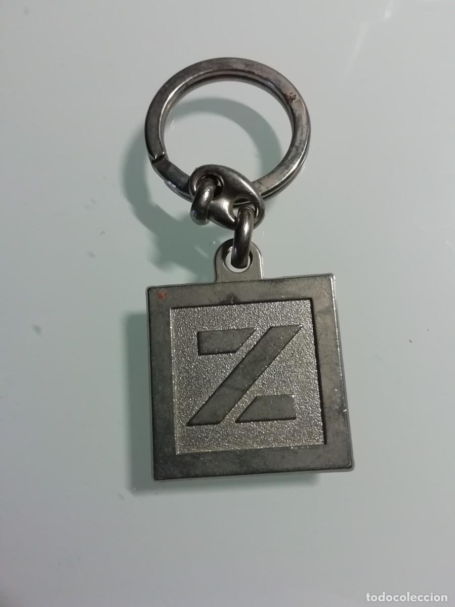 Collection of Keychains: ANTIGUO LLAVERO METALICO CON LOGO DE BANCO ZARAGOZANO