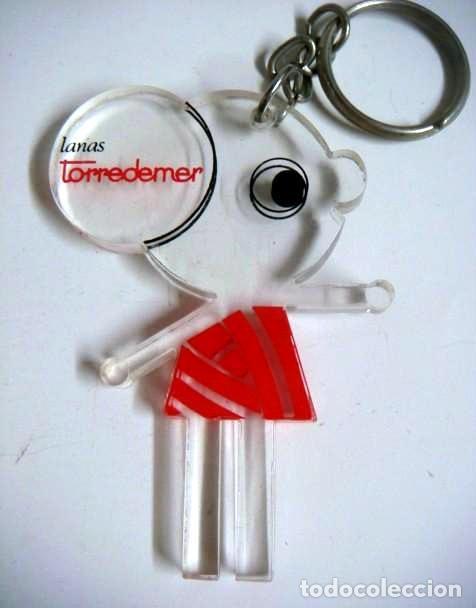 Coleccionismo de llaveros: LLAVERO LANAS TORREDEMER, EN PERFECTO ESTADO, IMPECABLE - Foto 1