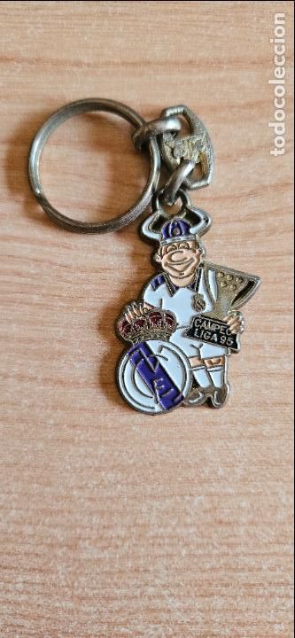 Coleccionismo de llaveros: Llavero de f&uacute;tbol Real Madrid. Campe&oacute;n de Liga 1994-1995 (94-95). Vikingo