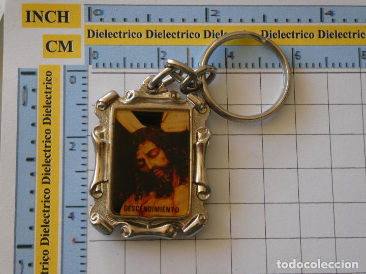 Collectionnisme de portes-cl&eacute;s: LLAVERO RELIGIOSO SEMANA SANTA. COFRAD&Iacute;A DESCENDIMIENTO VIRGEN ANGUSTIAS M&Aacute;LAGA