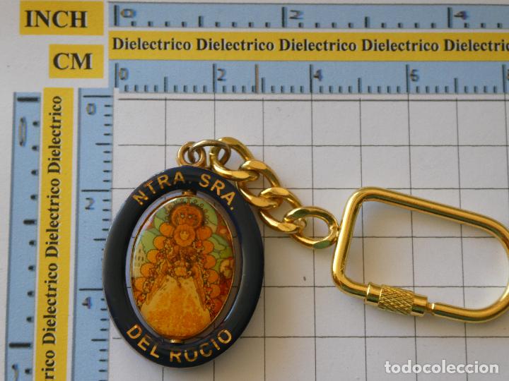 Collection of Keychains: LLAVERO RELIGIOSO SEMANA SANTA. NUESTRA SE&Ntilde;ORA DEL ROC&Iacute;O ALMONTE