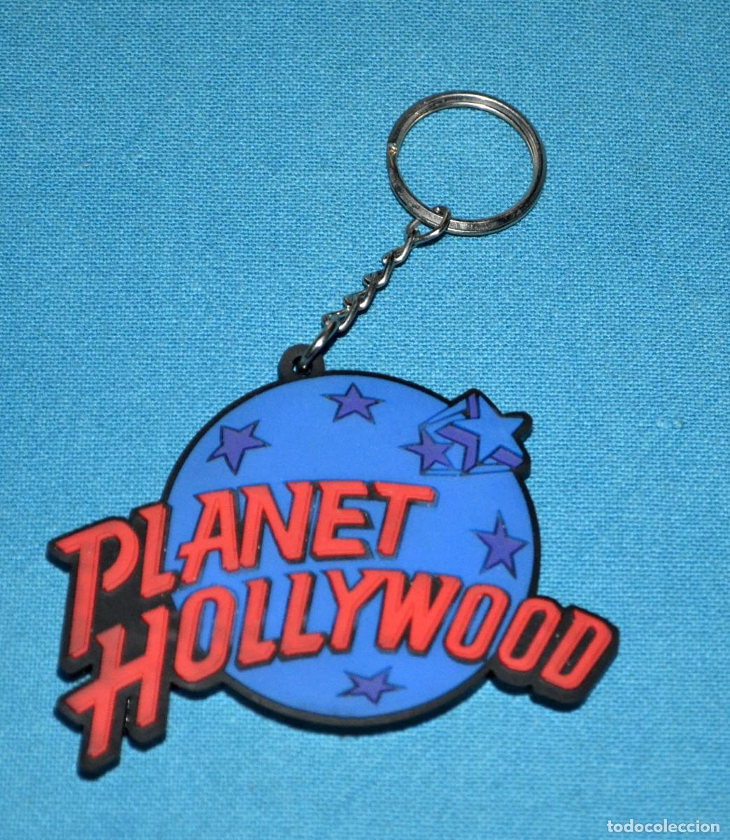 Coleccionismo de llaveros: Llavero goma Planet Hollywood.