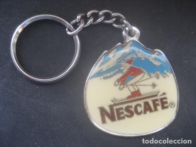 Coleccionismo de llaveros: LLAVERO TROFEO DE ESQUI NESCAFE - Foto 1