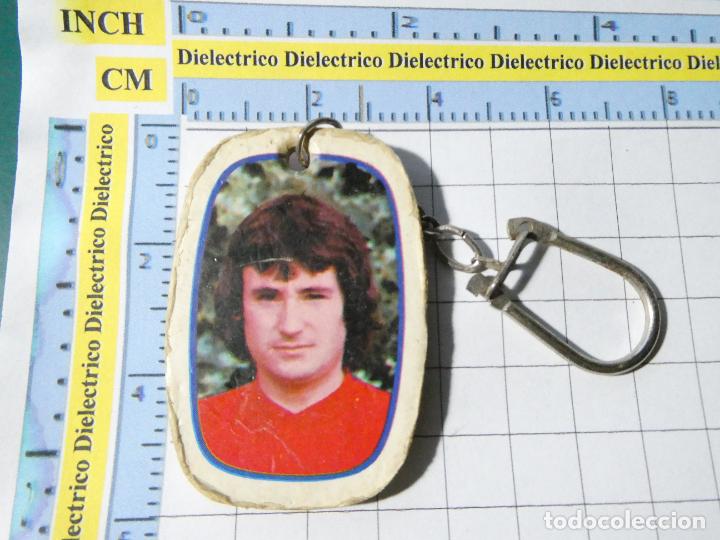 Colecionismo de porta-chaves: LLAVERO PASTELITOS SAURA. SELECCI&Oacute;N ESPA&Ntilde;OLA F&Uacute;TBOL 1984. PHOSKITOS. EUROCOPA FRANCIA 84