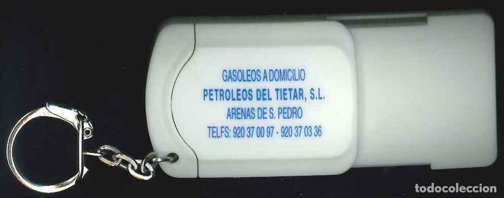 Collezionismo di Portachiavi: LLAVEROS - GASOLEOS A DOMICILIO - PETROLEOS DEL TIETAR - ARENAS DE SAN PEDRO (AVILA)