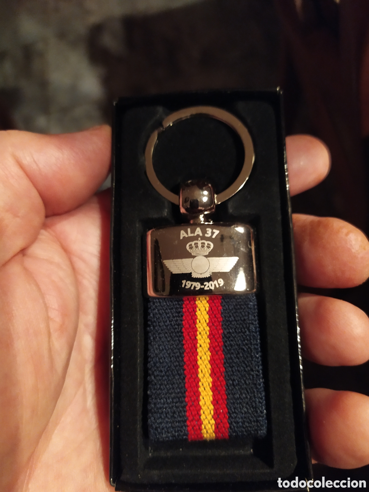 Coleccionismo de llaveros: Llavero del Ej&eacute;rcito del Aire, Ala 37 y Caribou.