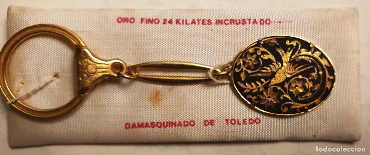 Coleccionismo de llaveros: LLAVERO DAMASQUINADO DE TOLEDO